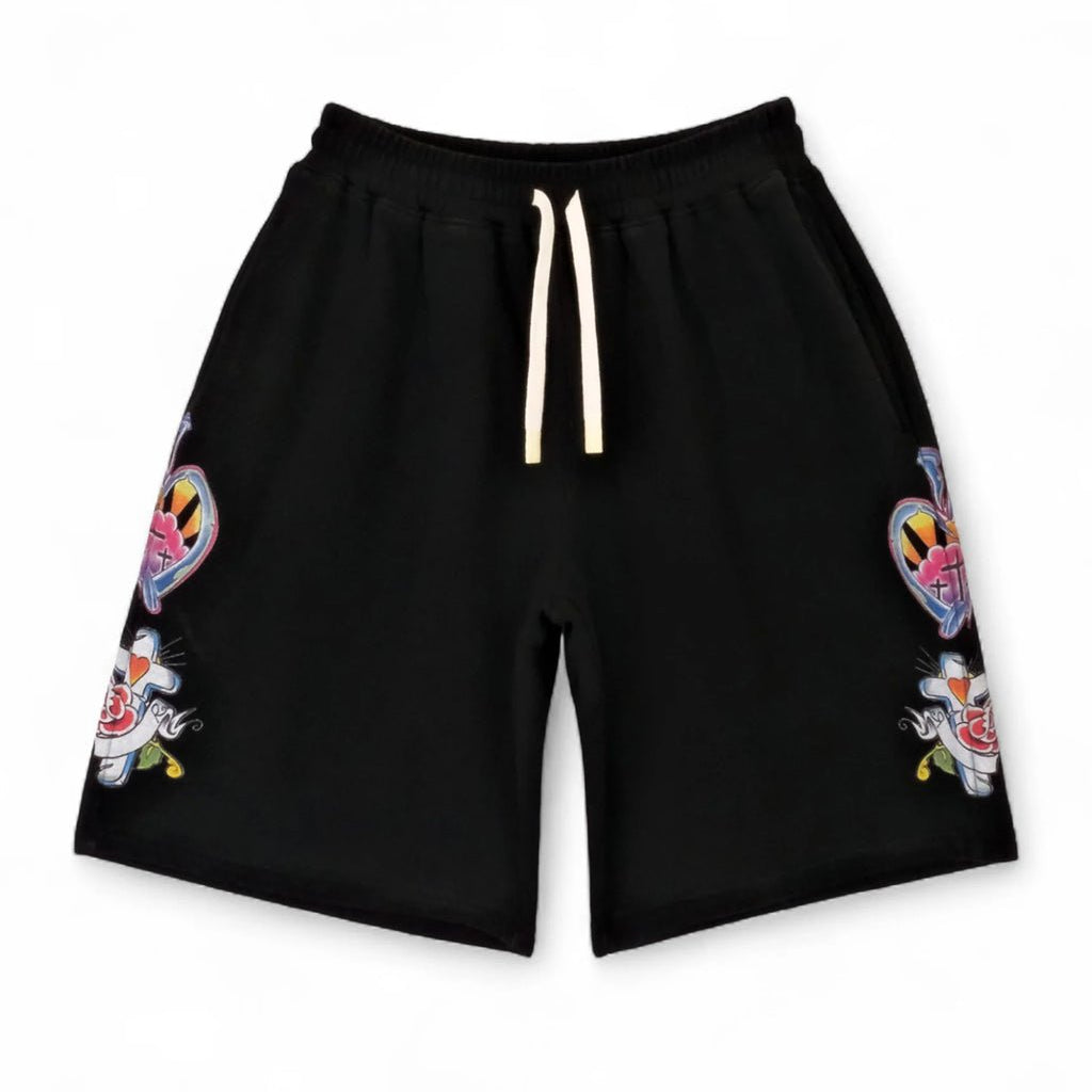 Righteous Risen King Shorts Black by Righteous - NWAHype 1 for streetwear Shorts in USA