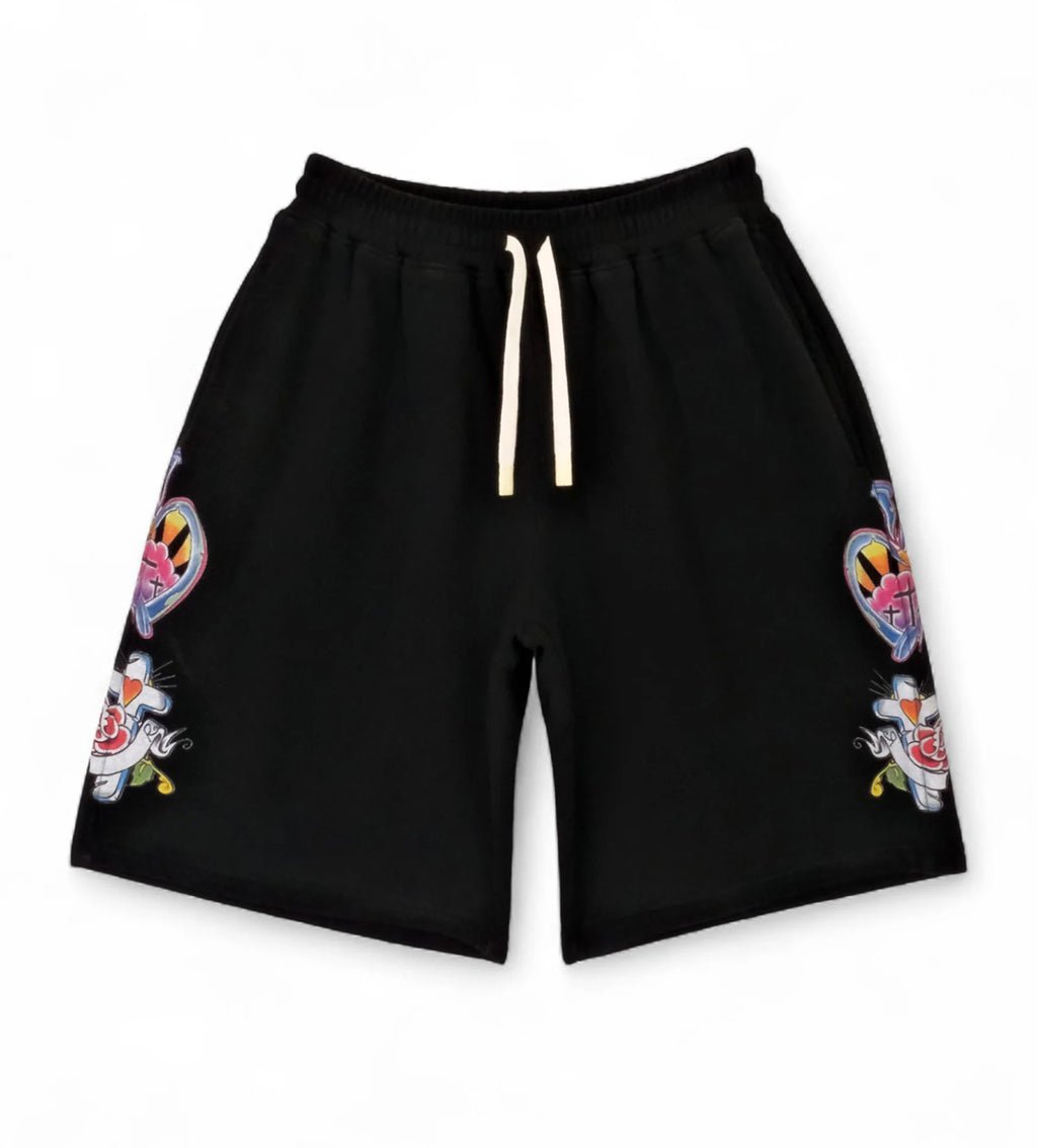 Righteous Risen King Shorts Black by Righteous - NWAHype 1 for streetwear Shorts in USA