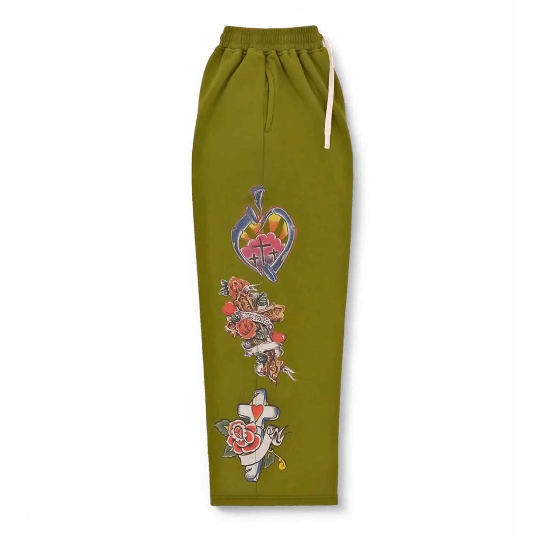 Righteous Risen King Sweatpants Green by Righteous - NWAHype 1 for streetwear Pants in USA