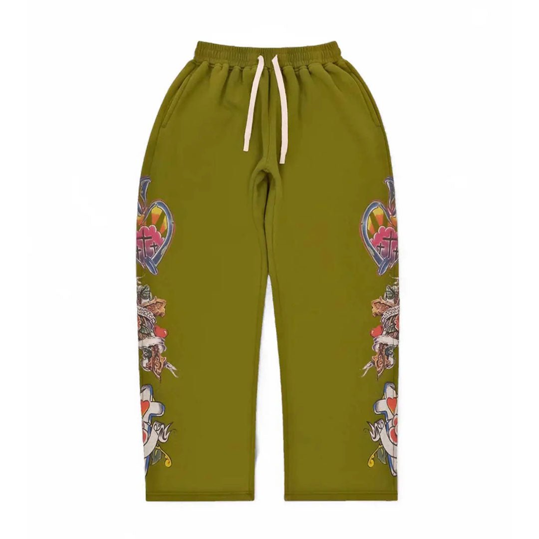 Righteous Risen King Sweatpants Green by Righteous - NWAHype 1 for streetwear Pants in USA