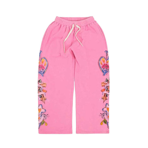 Righteous Risen King Sweatpants Pink by Righteous - NWAHype 1 for streetwear Pants in USA