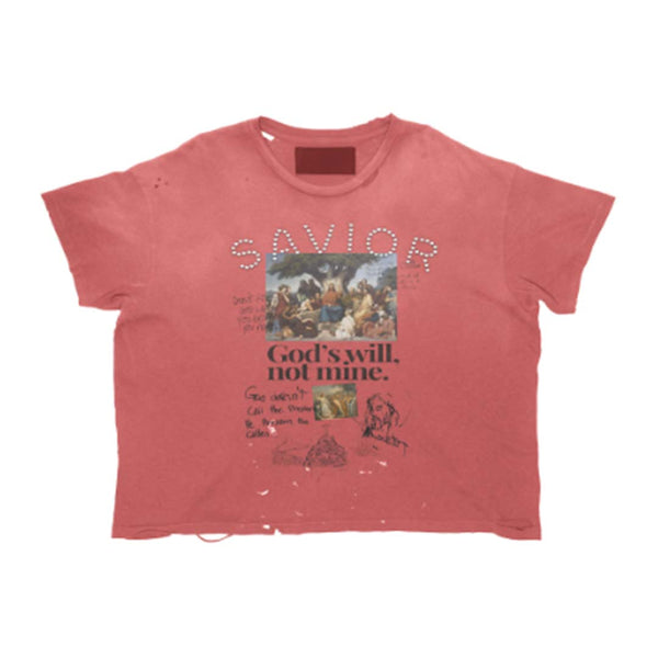 Righteous Savior Washed Red Tee by Righteous - NWAHYPE No.1 for streetwear T-Shirts in USA