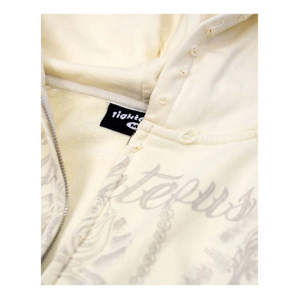 Righteous Tatted Believer Zip Up Hoodie Cream by Righteous - NWAHype 1 for streetwear Hoodies in USA