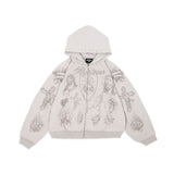 Righteous Tatted Believer Zip Up Hoodie Grey by Righteous - NWAHype 1 for streetwear Hoodies in USA