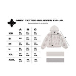 Righteous Tatted Believer Zip Up Hoodie Grey by Righteous - NWAHype 1 for streetwear Hoodies in USA