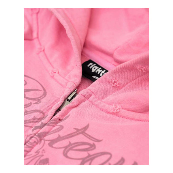 Righteous Tatted Believer Zip Up Hoodie Pink by Righteous - NWAHype 1 for streetwear Hoodies in USA