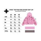 Righteous Tatted Believer Zip Up Hoodie Pink by Righteous - NWAHype 1 for streetwear Hoodies in USA