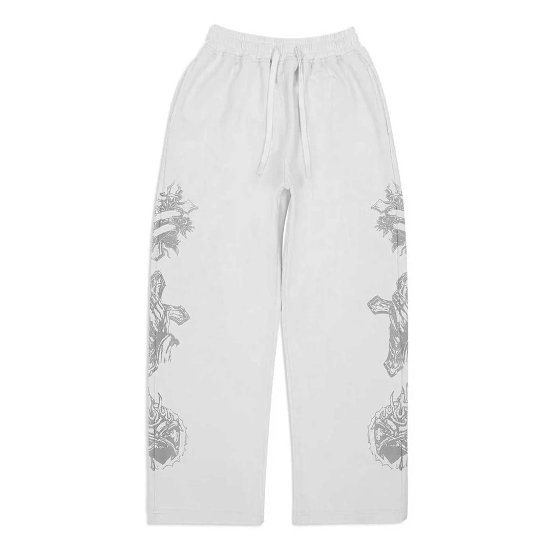 Righteous Tattoo Sweatpants Grey by Righteous - NWAHype 1 for streetwear Pants in USA