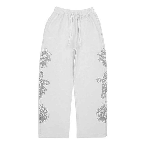 Righteous Tattoo Sweatpants Grey by Righteous - NWAHype 1 for streetwear Pants in USA