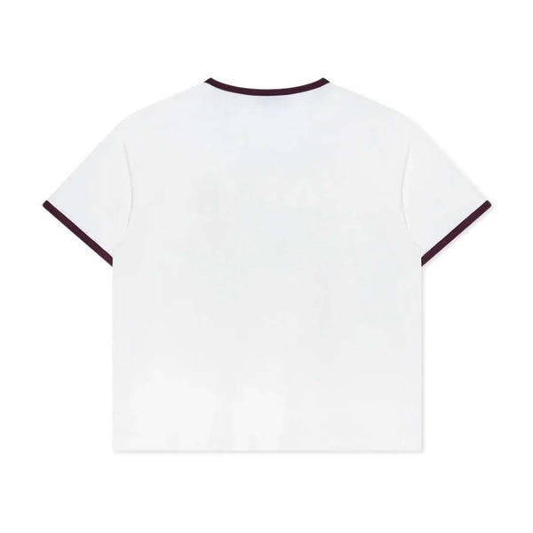 Righteous The Truth Ringer Tee White Burgundy by Righteous - NWAHYPE No.1 for streetwear T-Shirts in USA