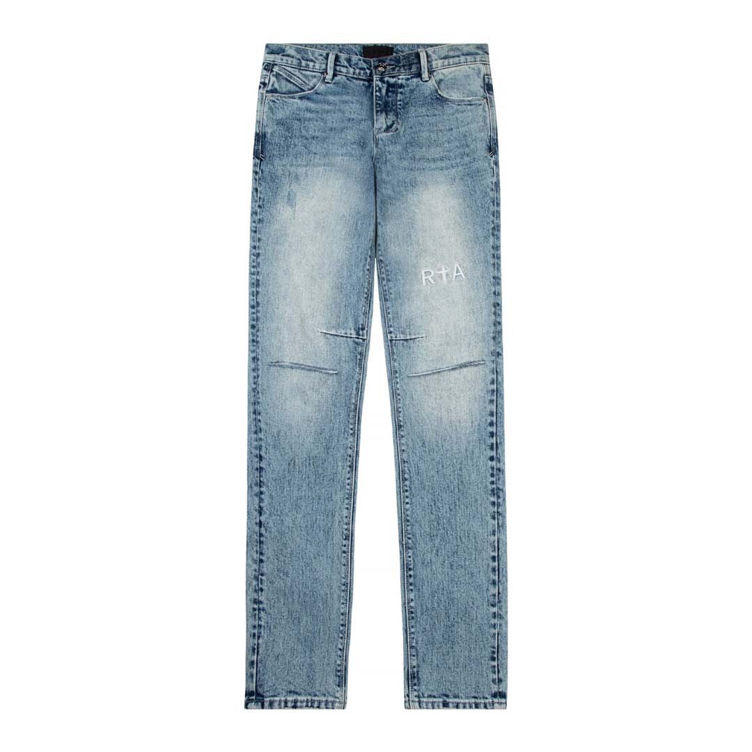 RtA Bryant Distressed Vintage Light Blue Jeans by RtA - NWAHYPE No.1 for streetwear Pants in USA