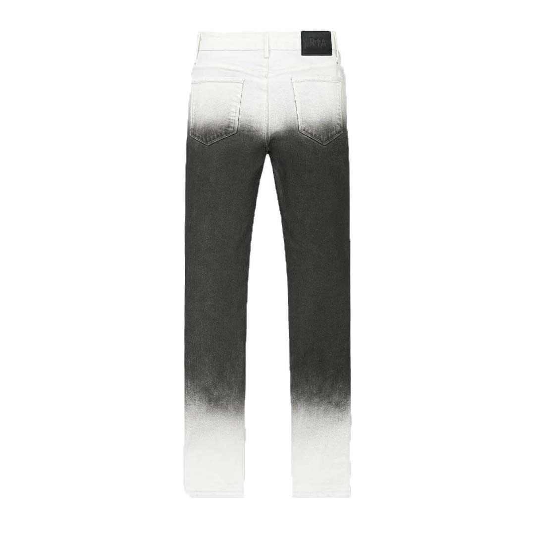 RtA Bryant Marmara Black White Denim Jeans by RtA - NWAHYPE No.1 for streetwear Pants in USA