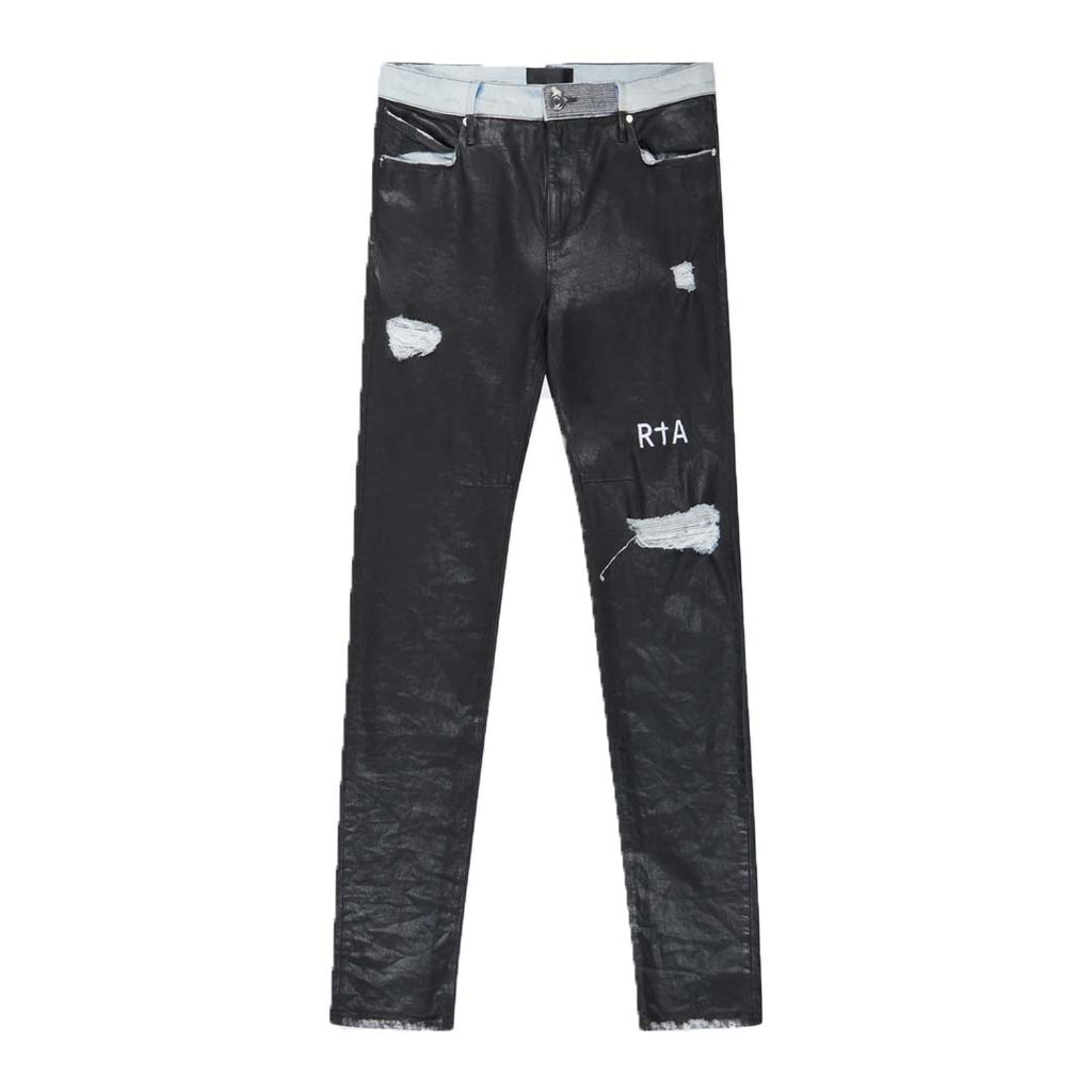 RtA Bryant Skinny Jeans Black Coated by RtA - NWAHYPE No.1 for streetwear Pants in USA