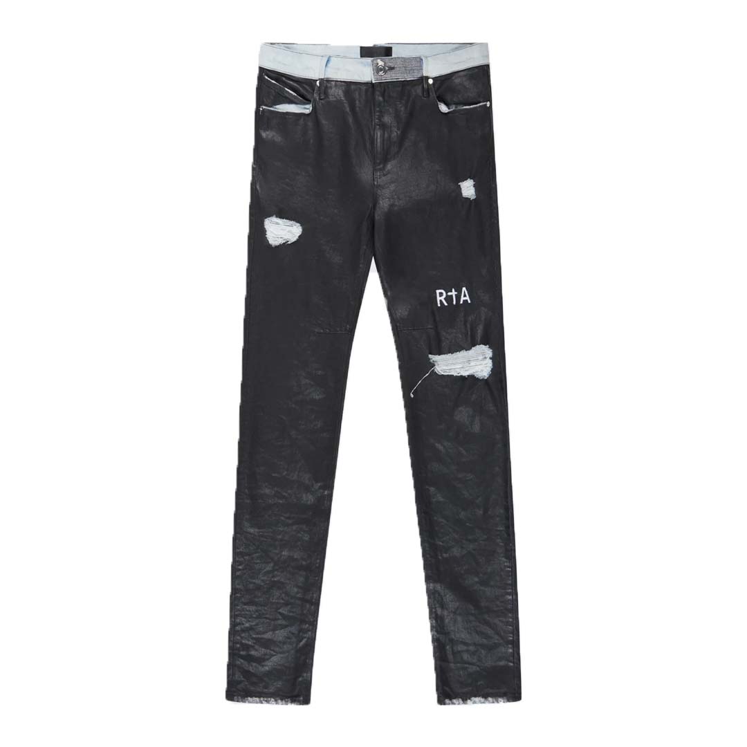 RtA Bryant Skinny Jeans Black Coated by RtA - NWAHYPE No.1 for streetwear Pants in USA