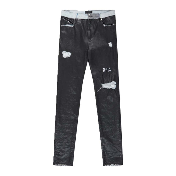 RtA Bryant Skinny Jeans Black Coated by RtA - NWAHYPE No.1 for streetwear Pants in USA