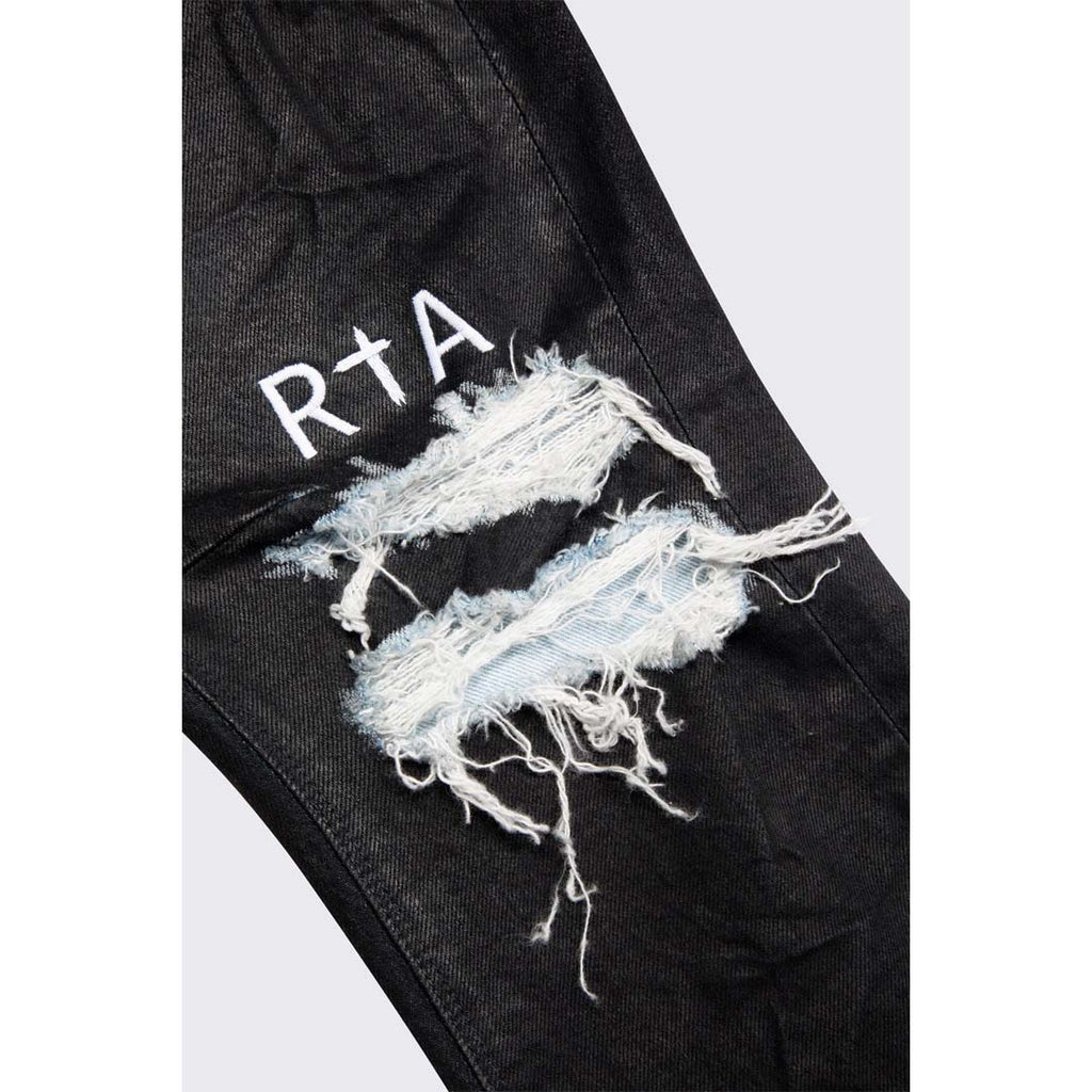 RtA Bryant Skinny Jeans Black Coated by RtA - NWAHYPE No.1 for streetwear Pants in USA