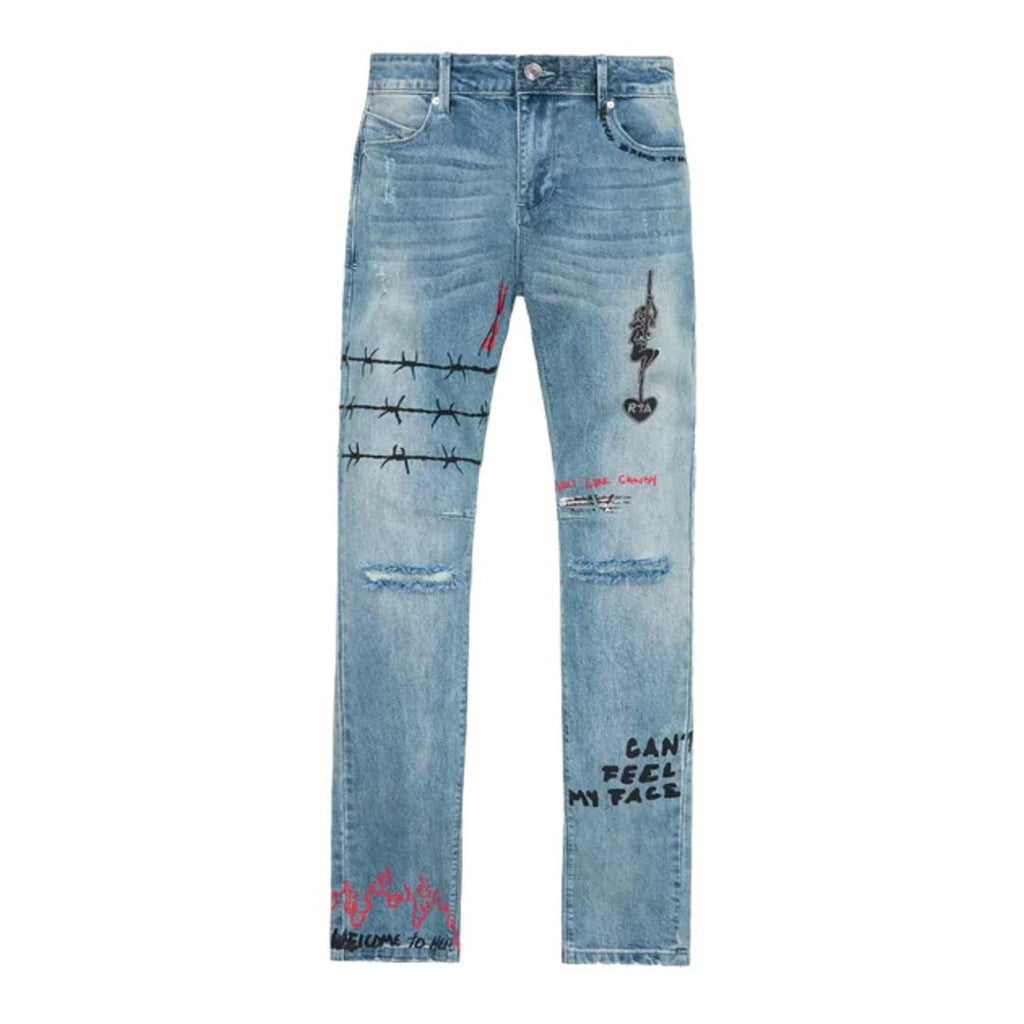 RtA Bryant Skinny Jeans Blue RLD Artistic by RtA - NWAHYPE No.1 for streetwear Pants in USA