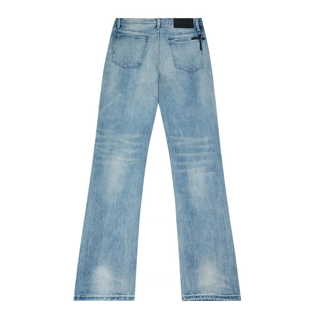 RtA Denis Flared Denim Medium Blue Jeans by RtA - NWAHYPE No.1 for streetwear Pants in USA