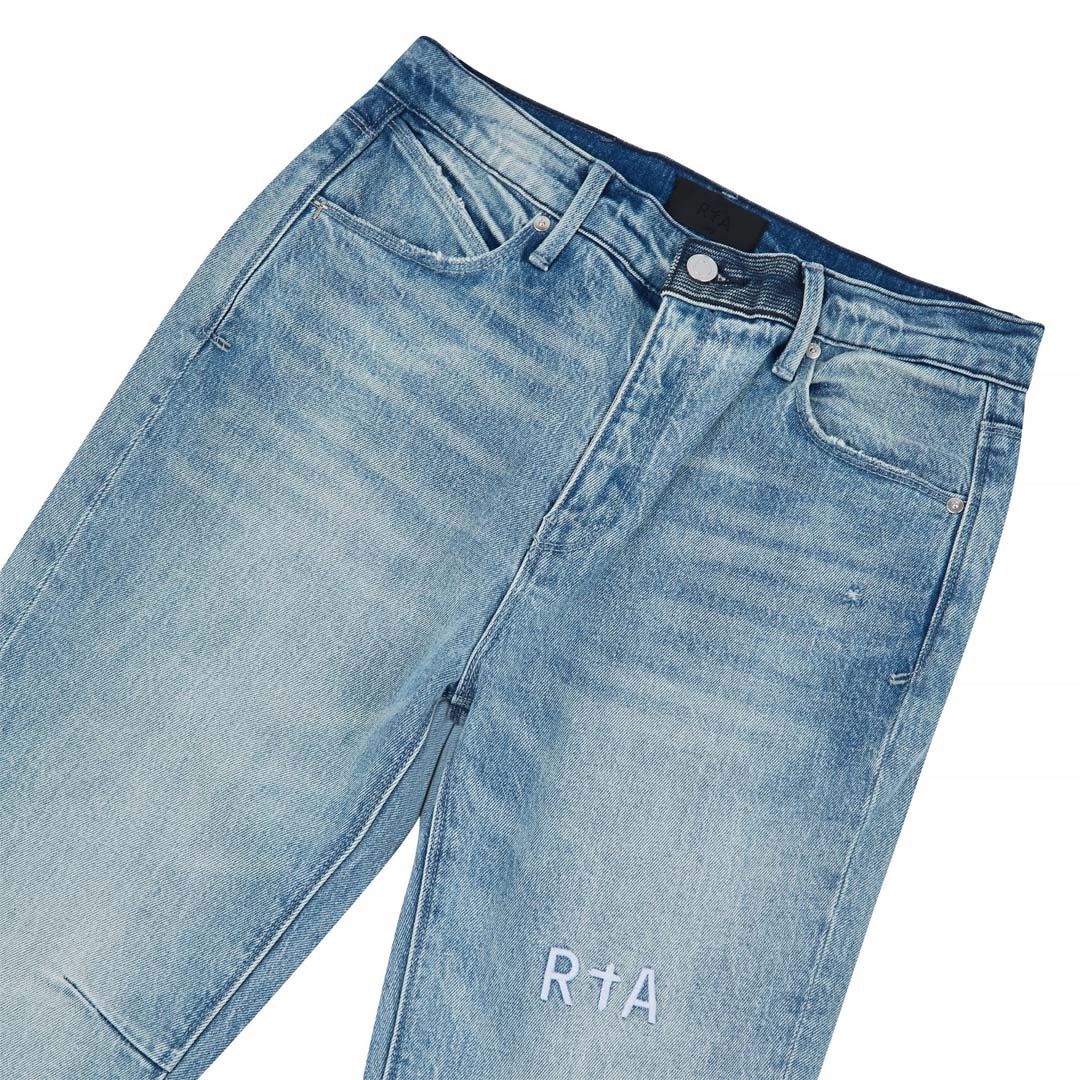 RtA Denis Flared Denim Medium Blue Jeans by RtA - NWAHYPE No.1 for streetwear Pants in USA