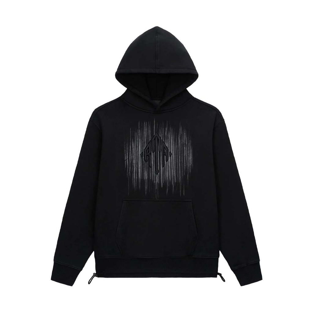 RtA Jordan Etched Monogram Hoodie Black by RtA - NWAHYPE No.1 for streetwear Hoodies in USA