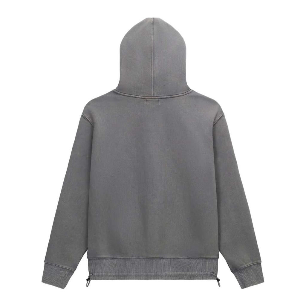 RtA Jordan Stone Etched Monogram Hoodie Grey by RtA - NWAHYPE No.1 for streetwear Hoodies in USA