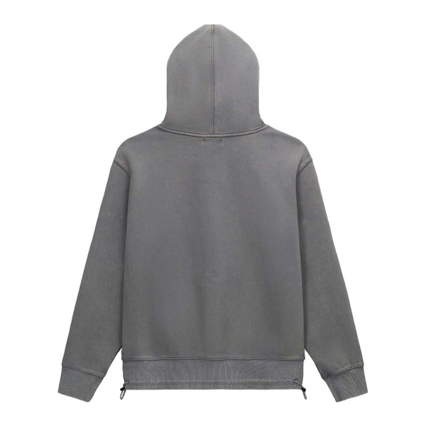 RtA Jordan Stone Etched Monogram Hoodie Grey by RtA - NWAHYPE No.1 for streetwear Hoodies in USA