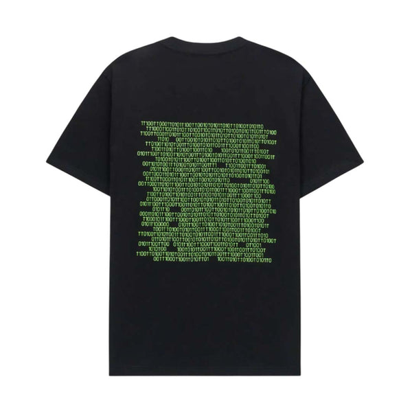 RtA Liam Black Green Binary Logo Tee by RtA - NWAHYPE No.1 for streetwear T-Shirts in USA