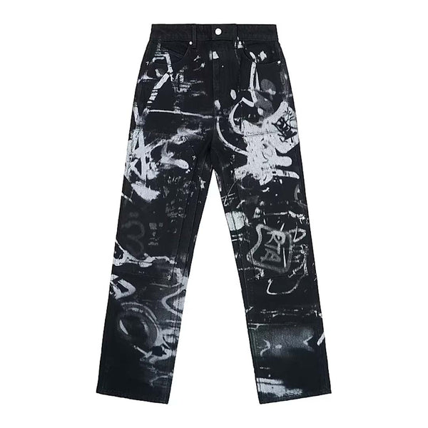 RtA Lost Frequencies Ricardo Graffiti Jeans Black by RtA - NWAHYPE No.1 for streetwear Pants in USA