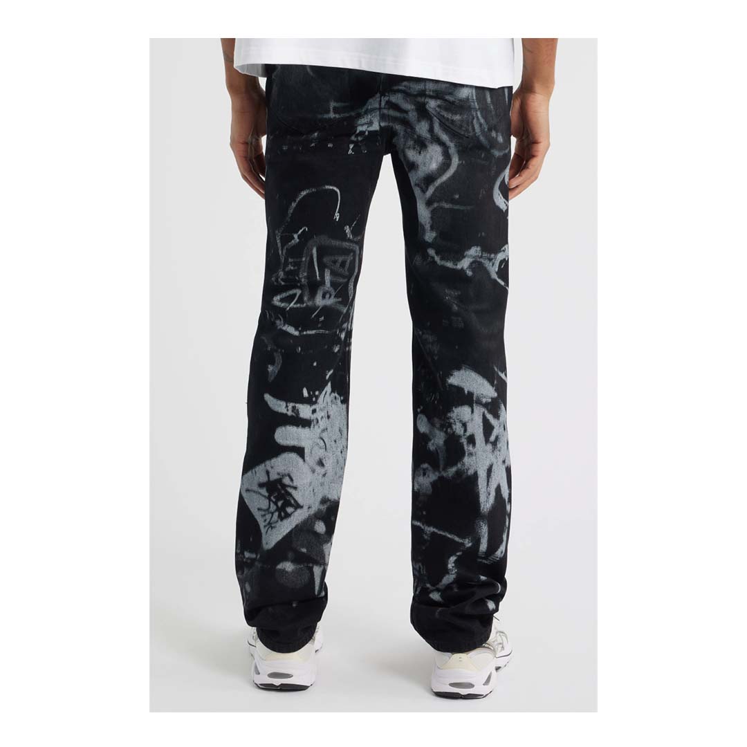 RtA Lost Frequencies Ricardo Graffiti Jeans Black by RtA - NWAHYPE No.1 for streetwear Pants in USA