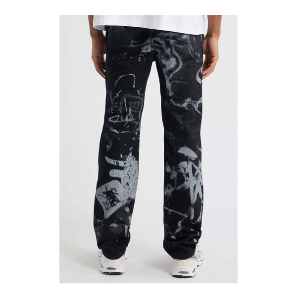 RtA Lost Frequencies Ricardo Graffiti Jeans Black by RtA - NWAHYPE No.1 for streetwear Pants in USA