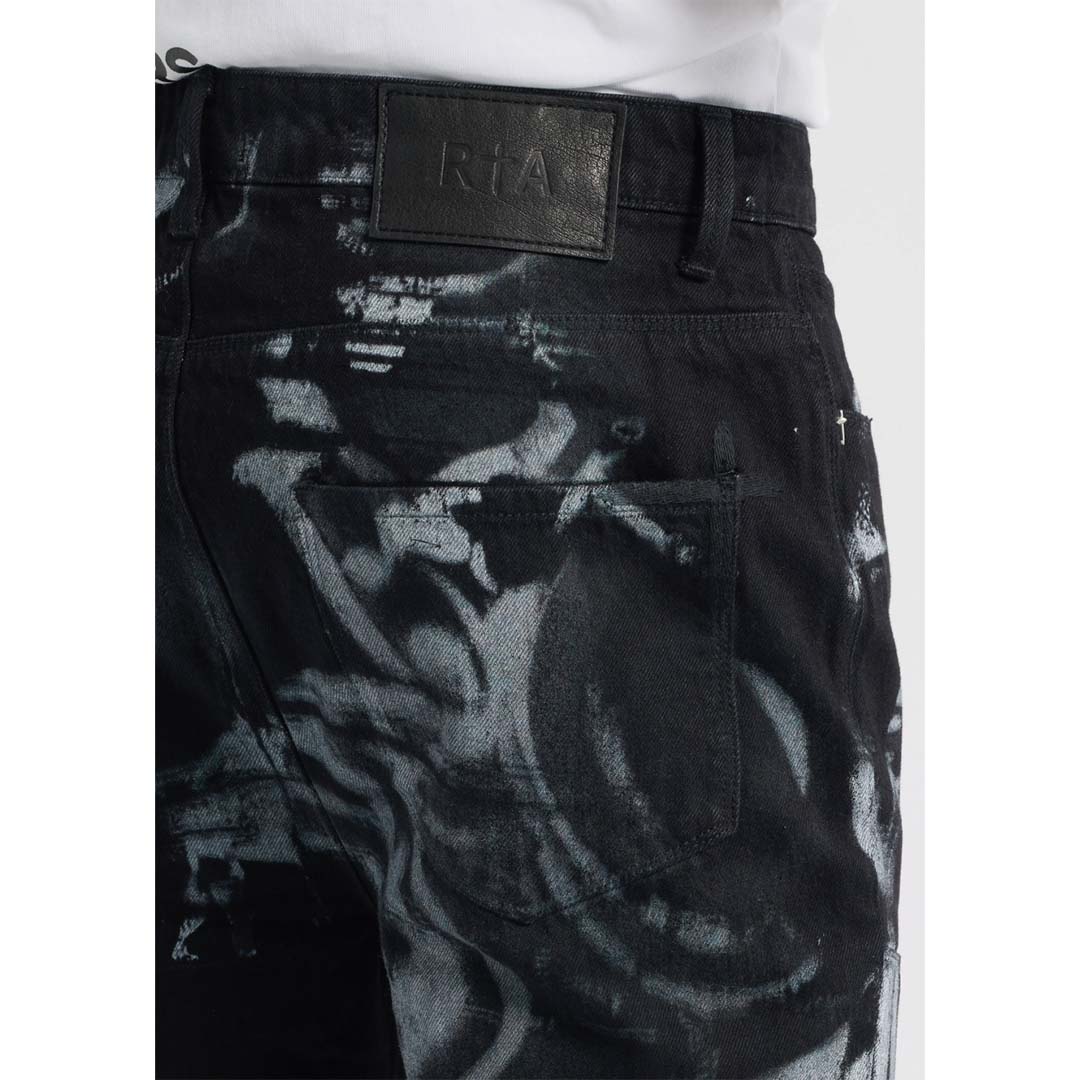 RtA Lost Frequencies Ricardo Graffiti Jeans Black by RtA - NWAHYPE No.1 for streetwear Pants in USA