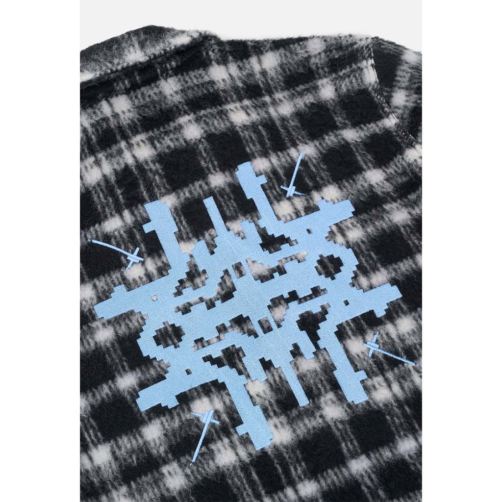 RtA Parlan Black Pixel Cross Shacket by RtA - NWAHYPE No.1 for streetwear Hoodies in USA