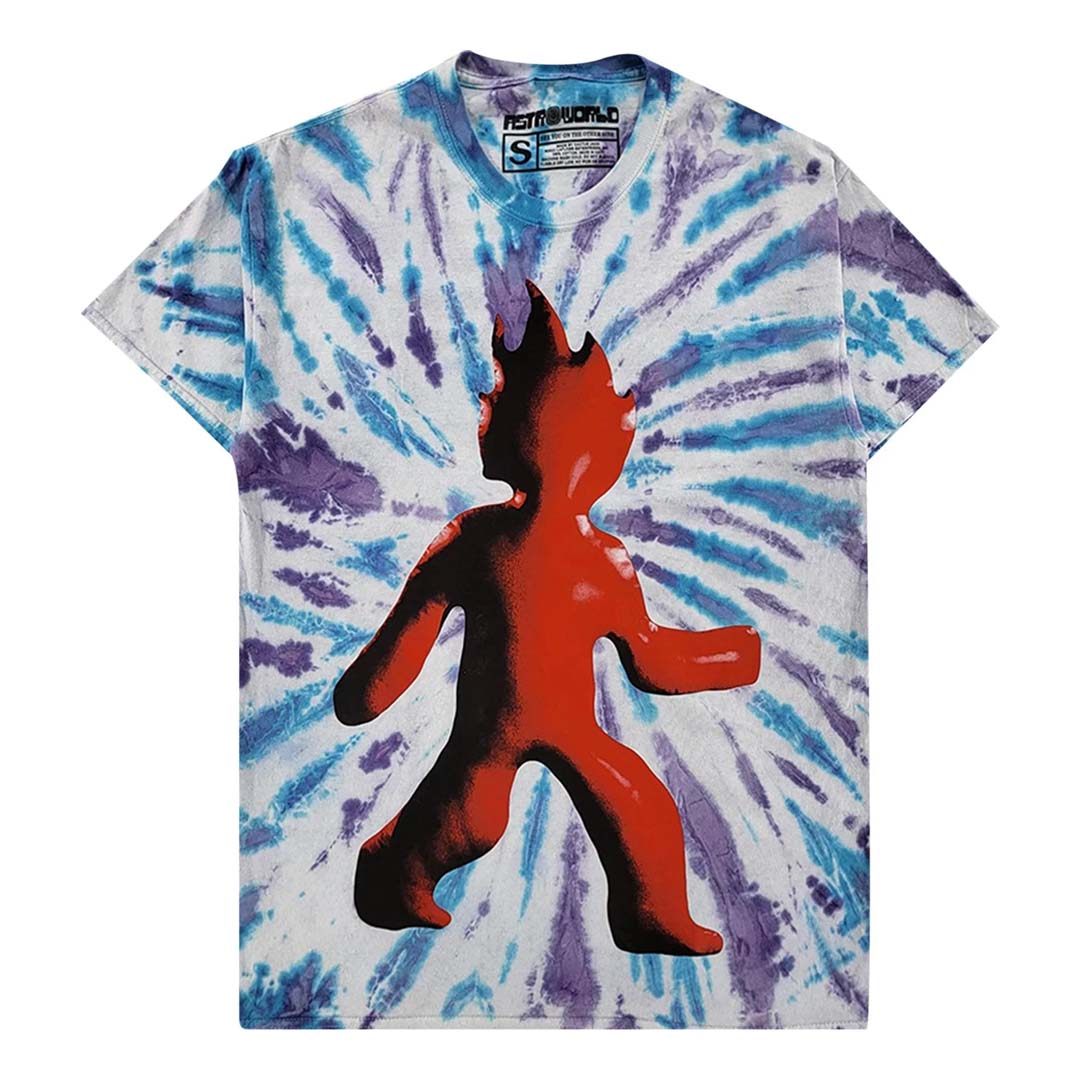 Cactus Jack Flame Tee 'Tie Dye'