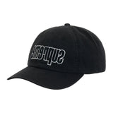 Supreme Reverse Logo 6-Panel 'Black'