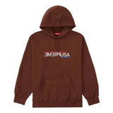 Supreme USA Sweatshirt 'Brown'