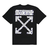 Off-White Oversized Fit Airport Tape T-shirt 'Black/Multicolor'