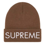 Supreme Capital Beanie 'Brown'
