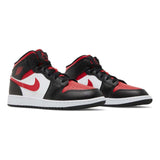 Air Jordan 1 Mid 'Black Fire Red' (PS)(TD)