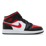 Air Jordan 1 Mid 'Black Fire Red' (PS)(TD)