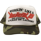 Sicko Worldwide Trucker Hat 'Green Camo White'