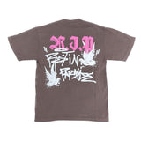 Revenge Graffiti Dove Brown Pink