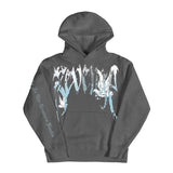 Revenge Graffiti Dove Faded Grey Hoodie