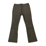 Embellish Black Leather Flare Pant Jeans