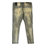 Embellish Trevino Rip & Repair Light Blue Denim Jeans