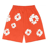Denim Tears The Cotton Wreath Shorts 'Orange'