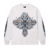Revenge Ironcrest Cream Long Sleeve Tee