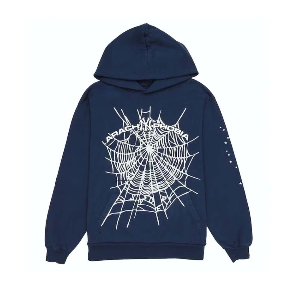 Sp5der Arach NY Phobia Hoodie Navy