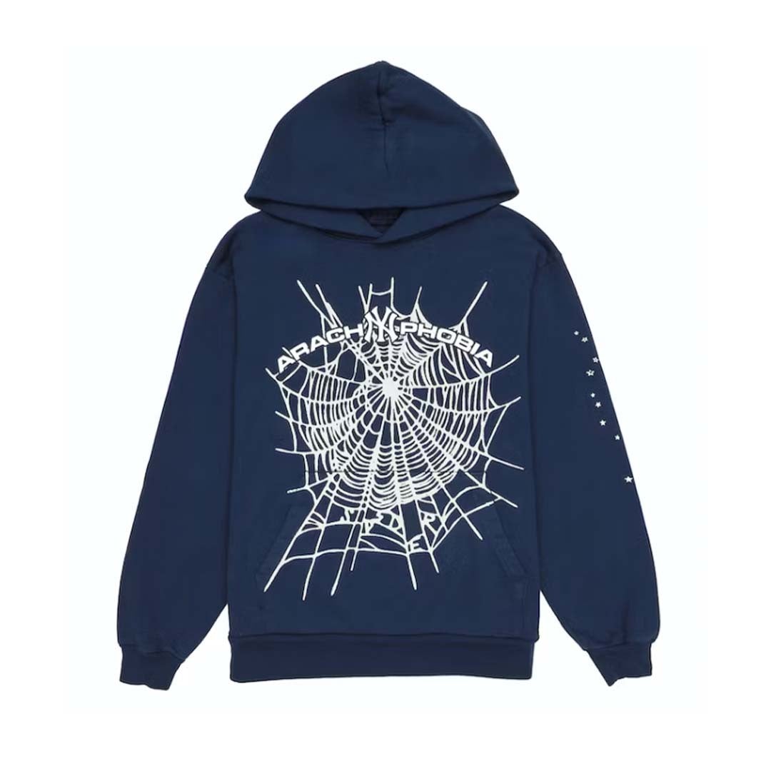 Sp5der Arach NY Phobia Hoodie Navy