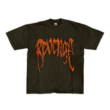 Revenge Bones Tee Black Red
