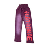 Vertabrae Sweatpants Faded Maroon Red